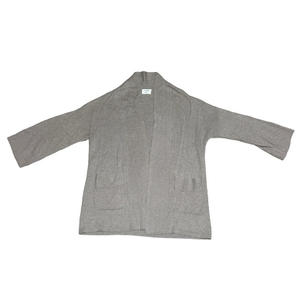 Wilfred Sweaters - Aritzia Wilfred Copernic Cardigan Gray, Size Small. cowl neck, front pockets